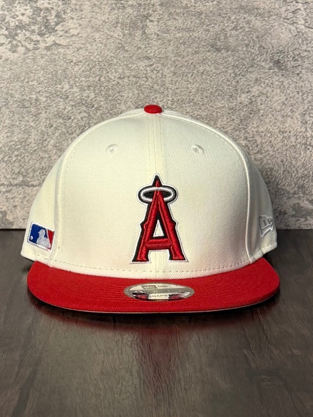 New Era Los Angeles Angels 9FIFTY Snapback Hat Cream Red MLB MiLB NWT